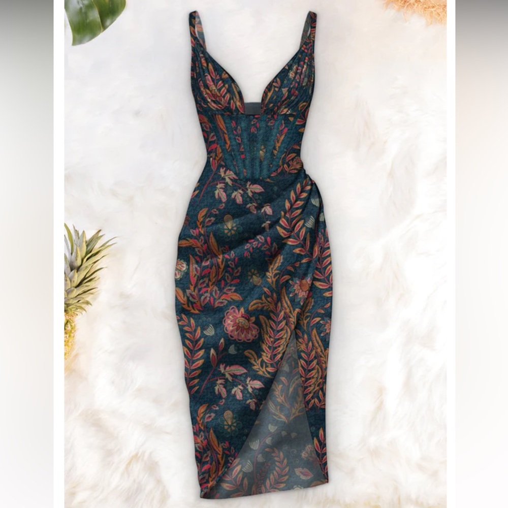 Shop Averie Halley Draped Dress